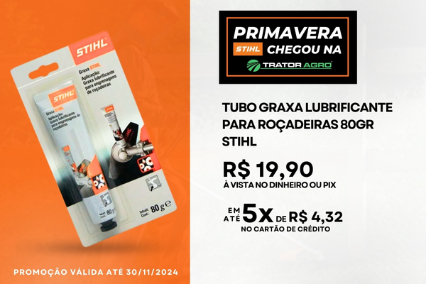 Tubo Graxa Lubrificante para Roçadeiras 80gr STIHL