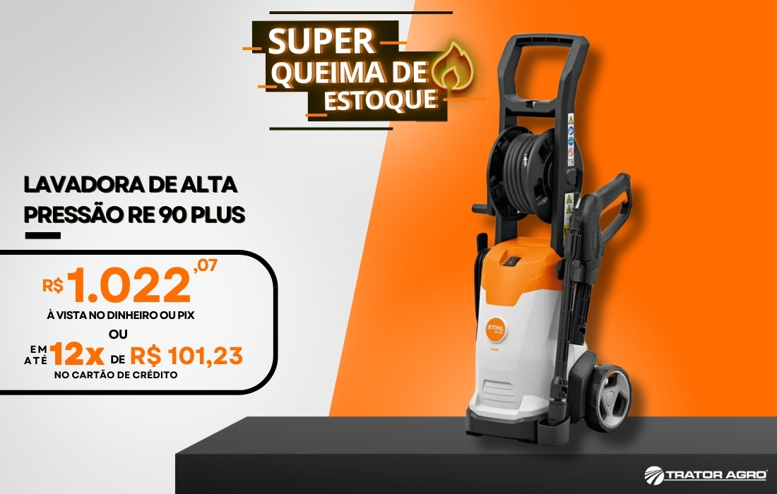Lavadora de alta pressão RE 90 PLUS