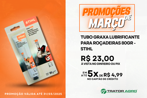 Tubo Graxa Lubrificante para Roçadeiras 80gr STIHL