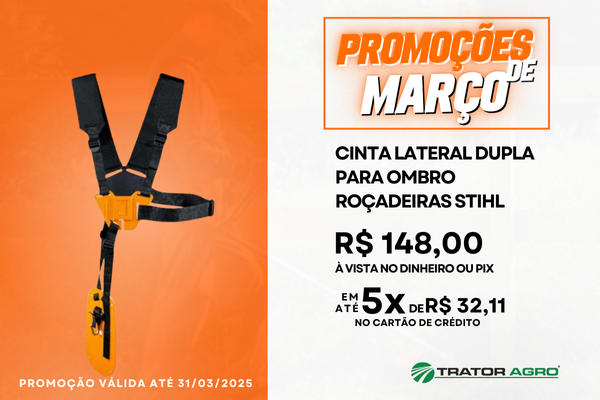 Cinta lateral dupla para ombro roçadeiras STIHL